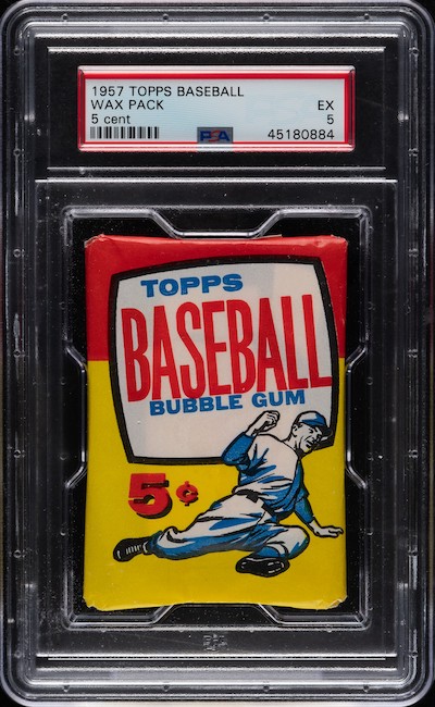 WRAPPED CANVAS 1957 TOPPS Baseball Cards Print Vintage 