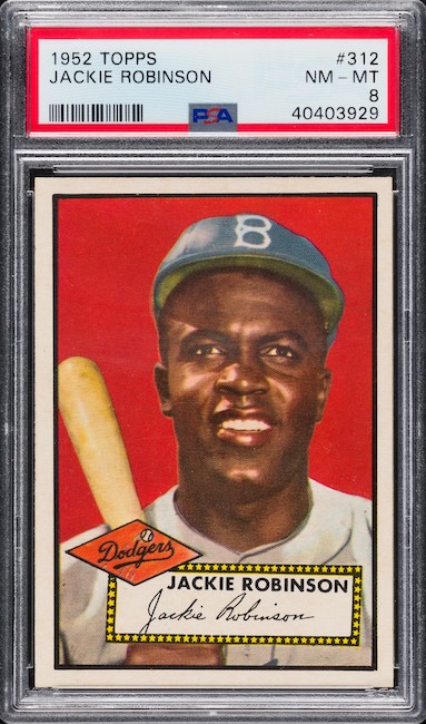 1952 Topps #312 Jackie Robinson – Post War Cards